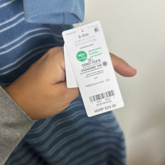 Carters Fleece SleepSack NWT 6-9M - Picture 3 of 3